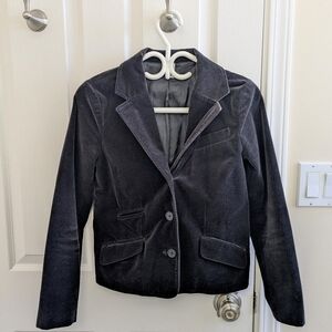 **3/$16 SALE - Old Navy Women's Black Velvet Blazer